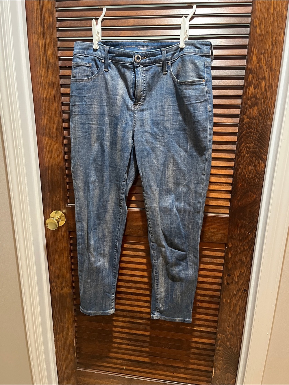 Chico's Midwash Blue Denim/Silver Pants
